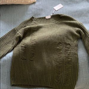 Brand new green sweater